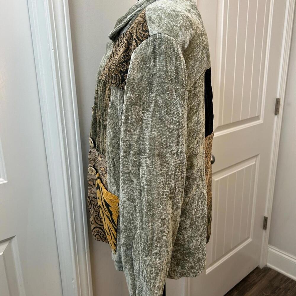 Chico's‎ Patchwork Boho Jacket • Size 18 • Vintag… - image 5